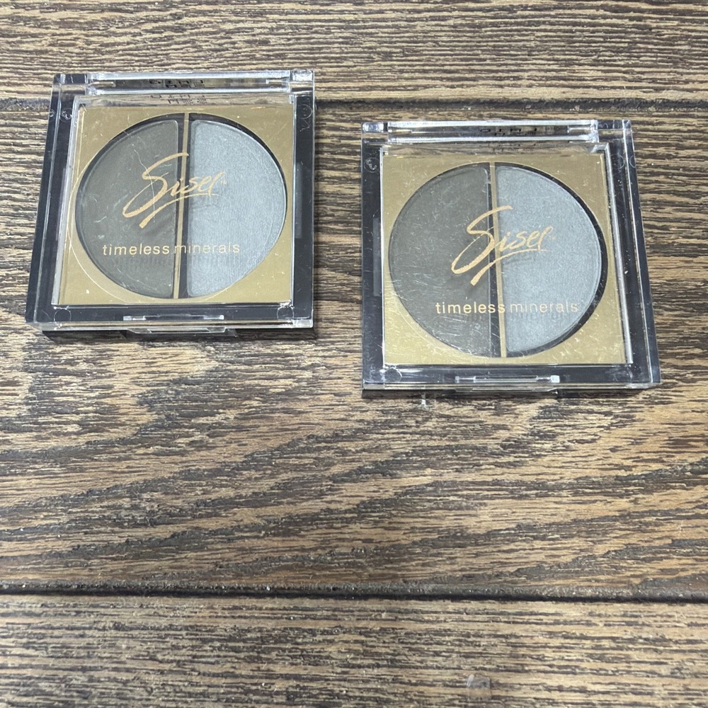 (2) Sisel Timeless Minerals Sage And Sea Mist Eyeshadow Made In USA